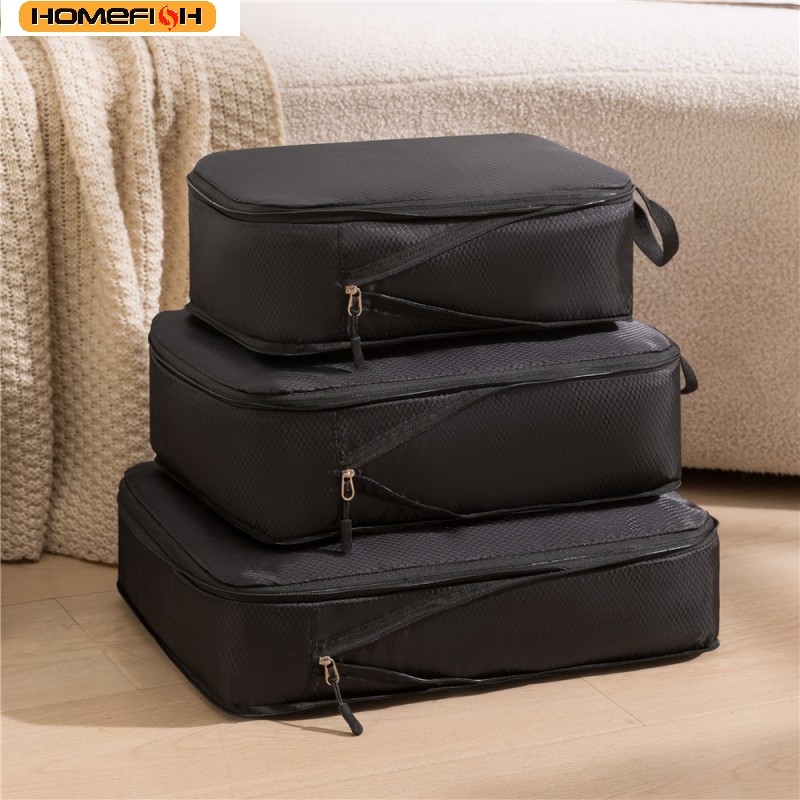 Tech Accessories Travel Bag - HOMEFISH 3Pcs/Set Travel Compressible Packing Multifunction
