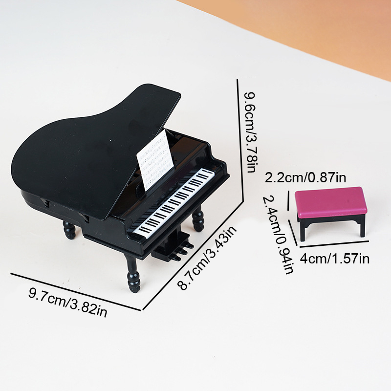 1:12 Dollhouse Miniature Piano - Tech Home Accessories review and price