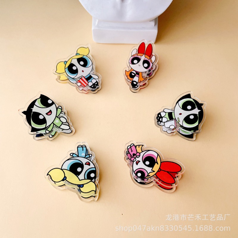 6PCS Kawaii The Powerpuffs Gir - Tech Office Accessories review and price