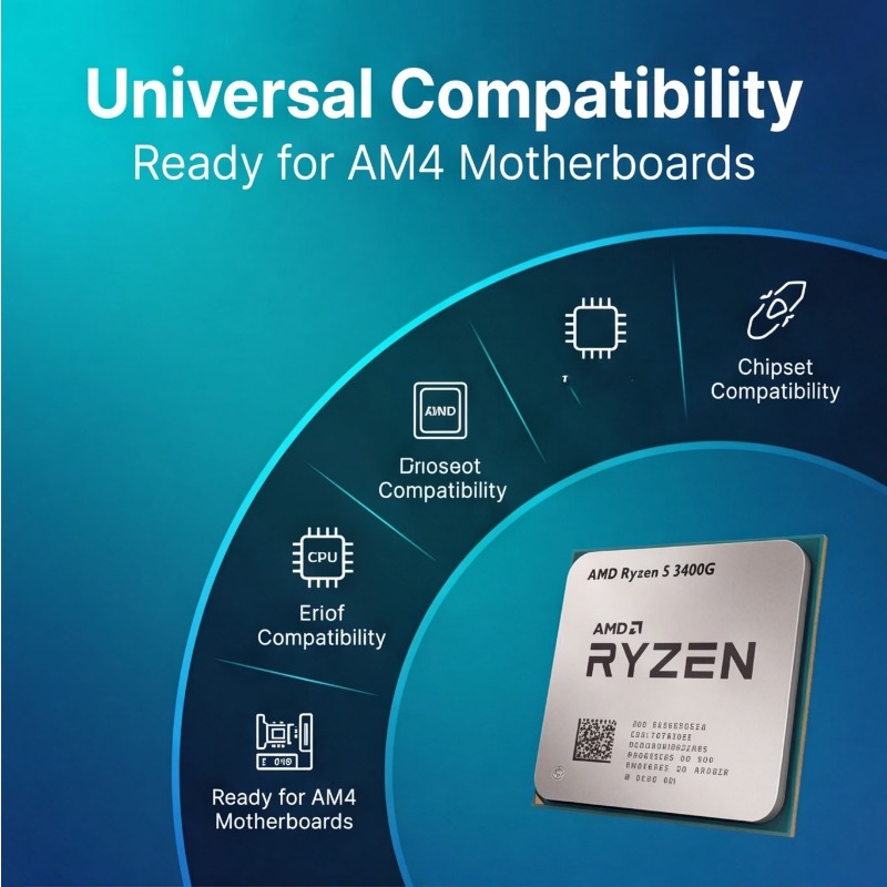 Used Ryzen 5 3400G AM4 CPU 12n - Amd Cpu Ryzen 5 review and price
