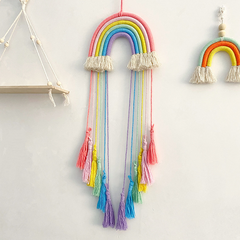 Cotton Rope Woven Rainbow Hang - Tech Home Accessories review and price
