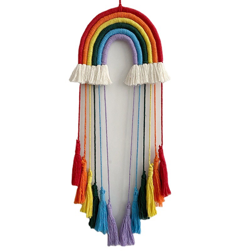 Cotton Rope Woven Rainbow Hang - Tech Home Accessories review and price