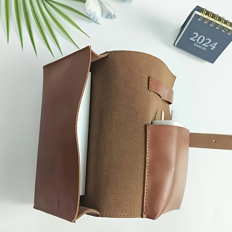 1pc PU Leather Multi-Compartme - Tech Accessories Storage review and price